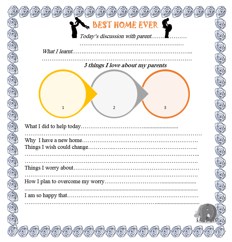 Printable Divorce Workbook for Children